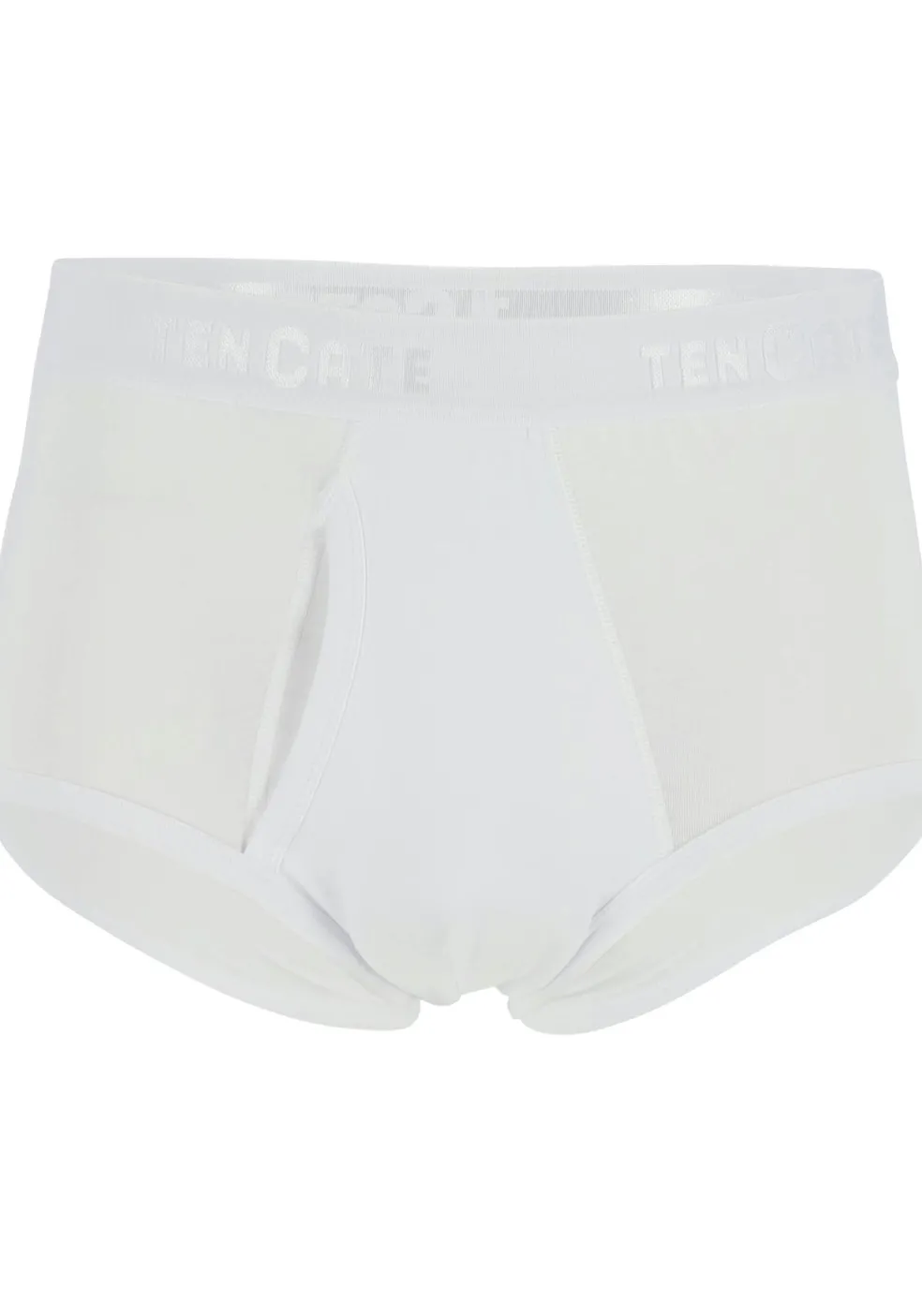 TEN CATE Basics men classic slip met gulp (2-pack), heren heupslips, wit