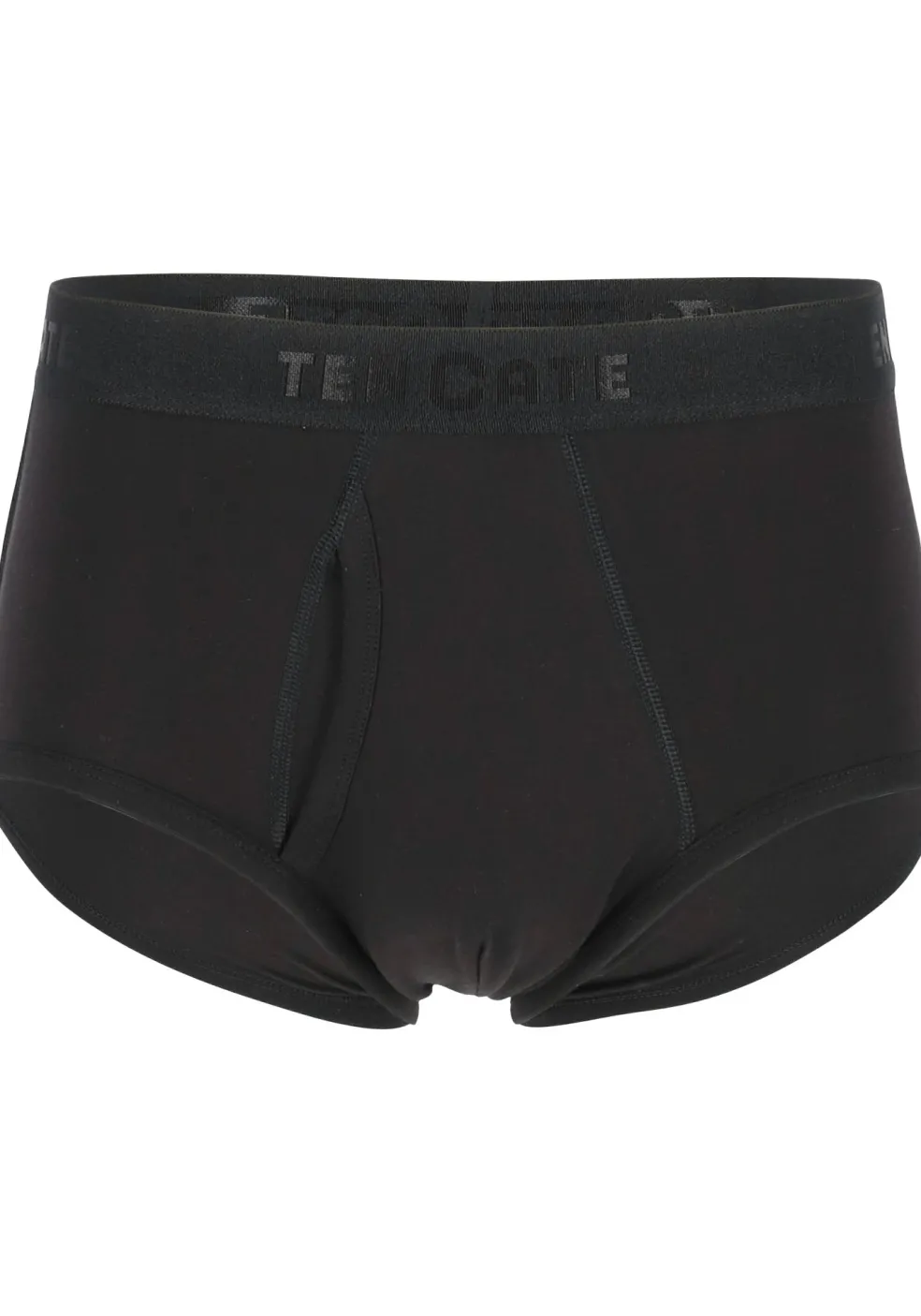 TEN CATE Basics men classic slip met gulp (2-pack), heren heupslips, zwart