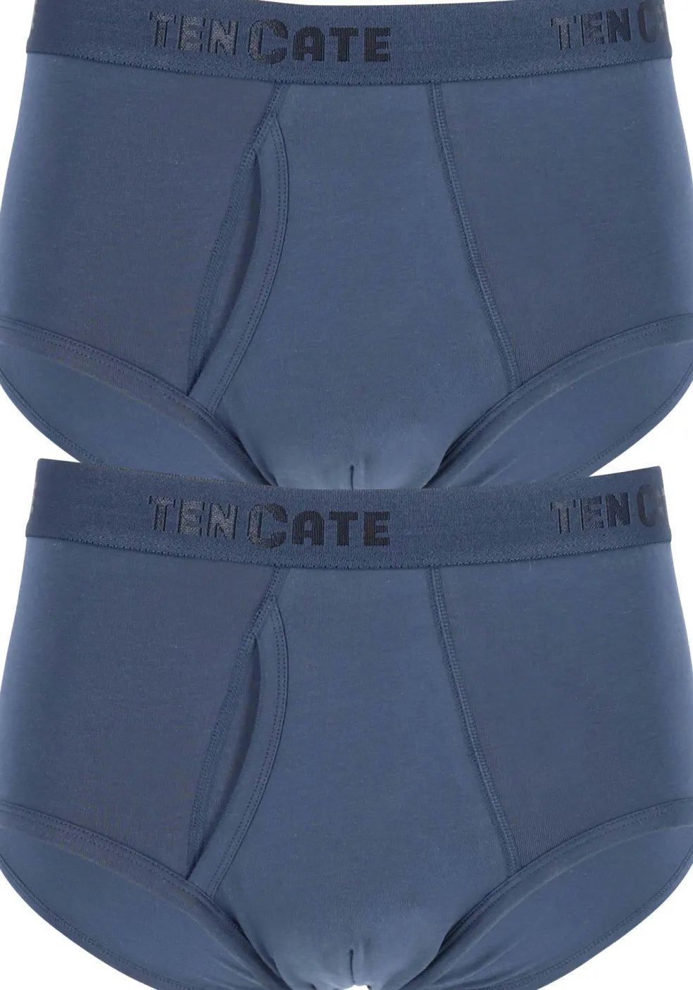 TEN CATE Basics men classic slip met gulp (2-pack), heren heupslips, blauw