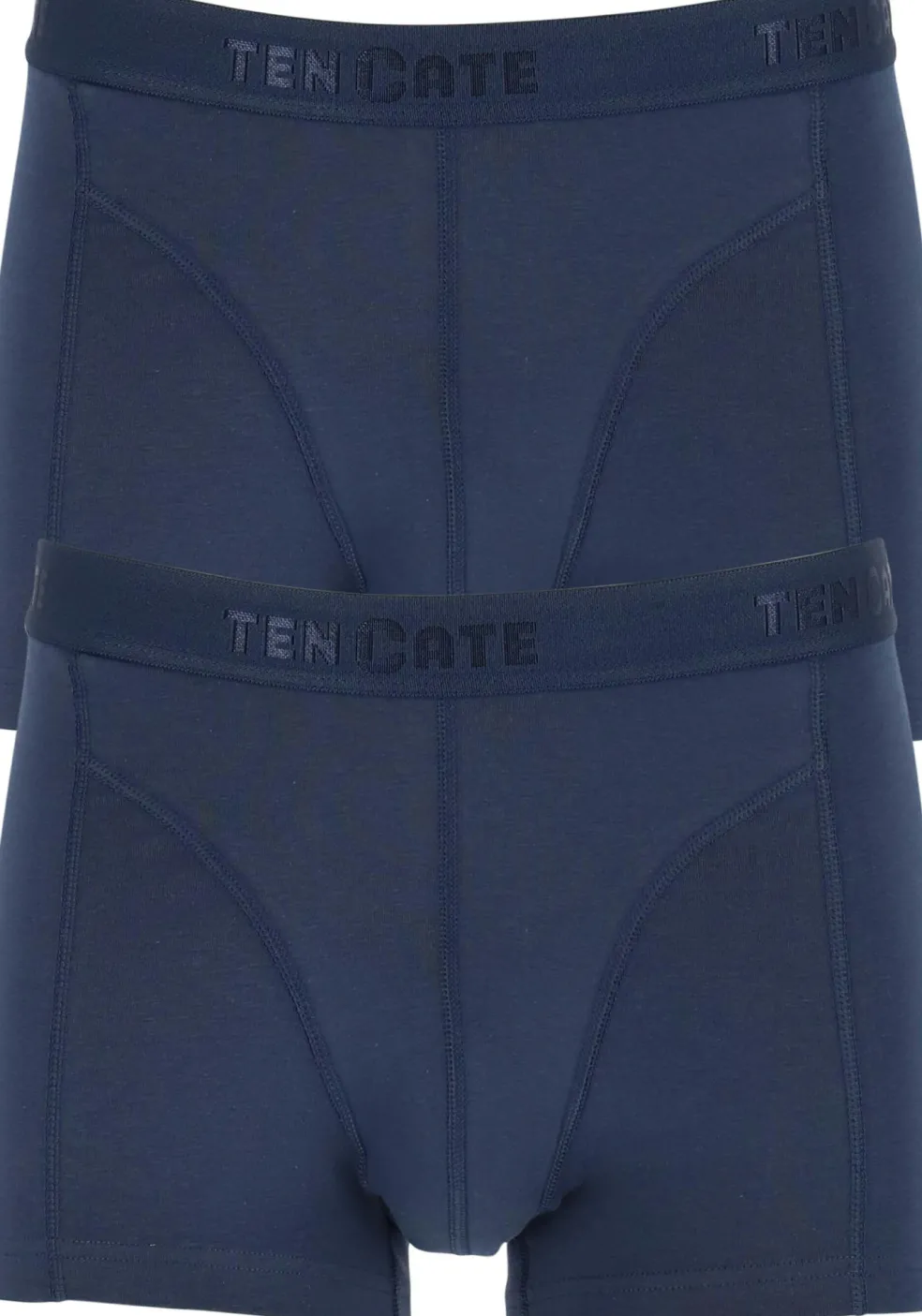 TEN CATE Basics men shorty (2-pack), heren boxers kort, blauw