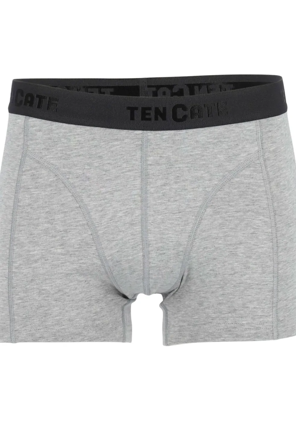 TEN CATE Basics men shorty (2-pack), heren boxers kort, grijs melange