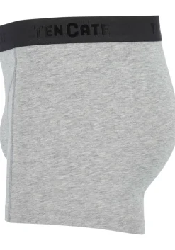 TEN CATE Basics men shorty (2-pack), heren boxers kort, grijs melange