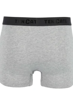 TEN CATE Basics men shorty (2-pack), heren boxers kort, grijs melange