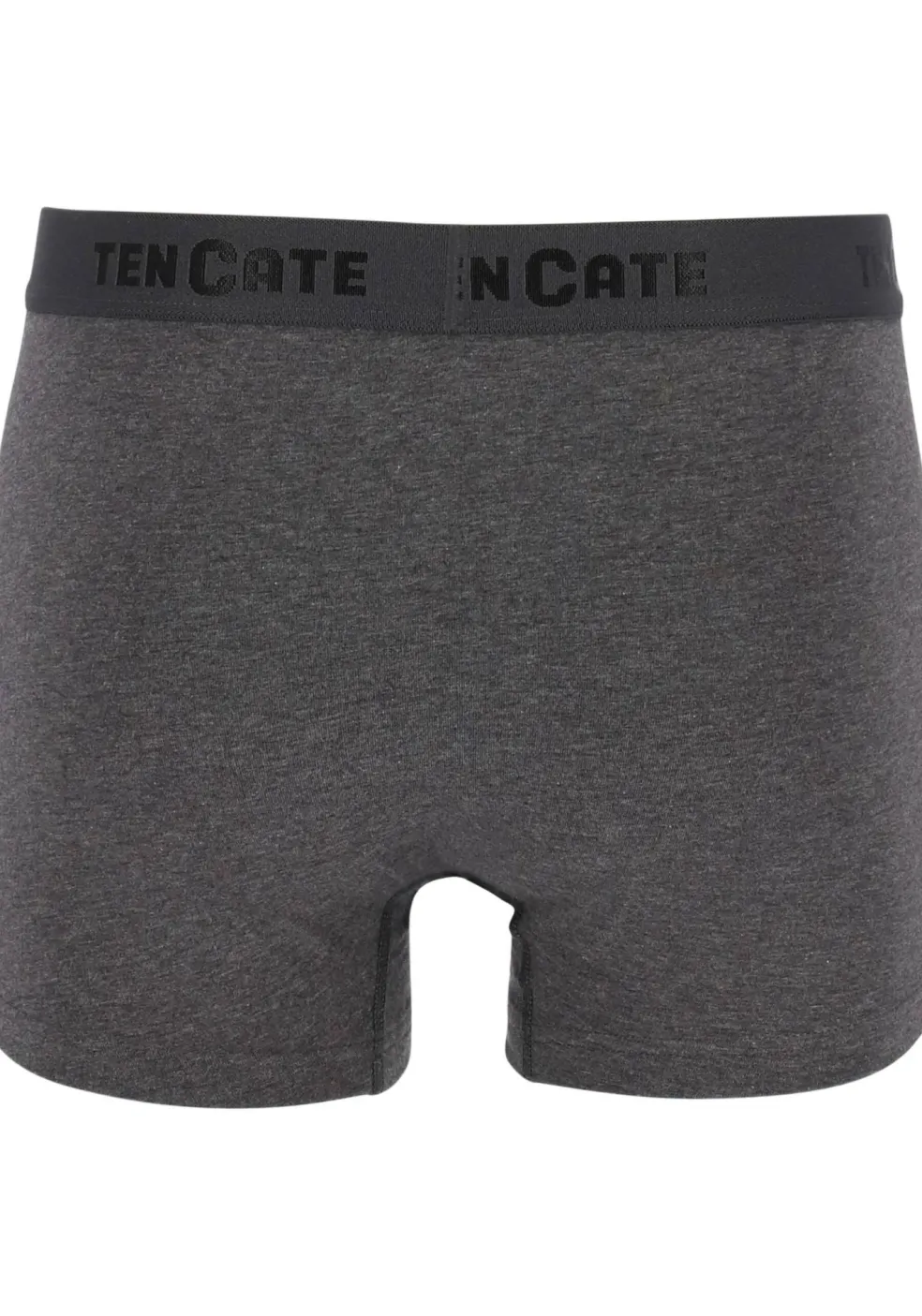 TEN CATE Basics men shorty (2-pack), heren boxers kort, antraciet grijs melange