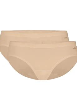 TEN CATE Basics women bikini slip (2-pack), dames Bikini lage taille, beige