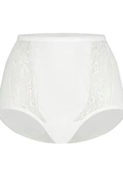 TEN CATE Basics women high waist met kant (1-pack), dames High waist hoge taille, wit