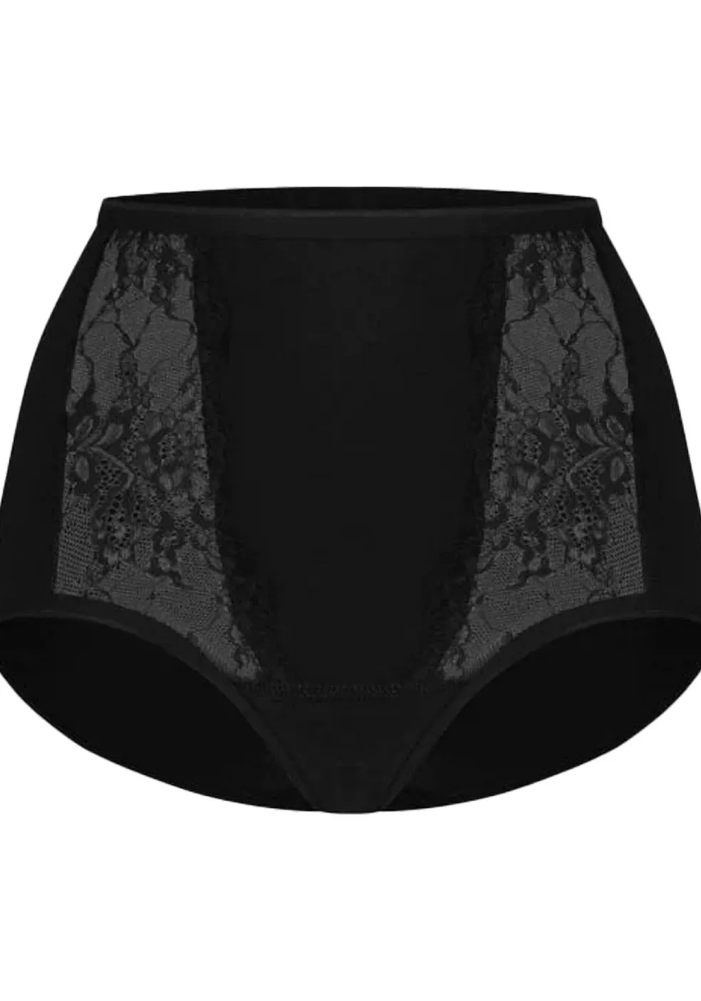 TEN CATE Basics women high waist met kant (1-pack), dames High waist hoge taille, zwart