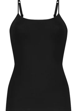 TEN CATE Basics women spaghetti top (1-pack), dames singlet, zwart