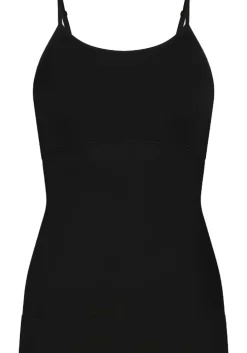 TEN CATE Basics women spaghetti top shape (1-pack), dames singlet, zwart
