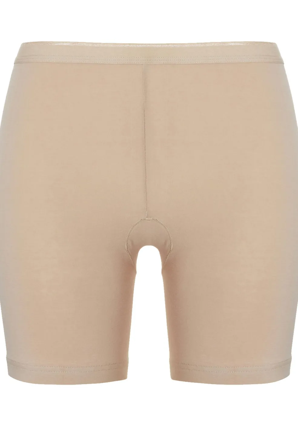 TEN CATE Basic women pants (2-pack), dames slips lange pijp met middelhoge taile, huidskleur