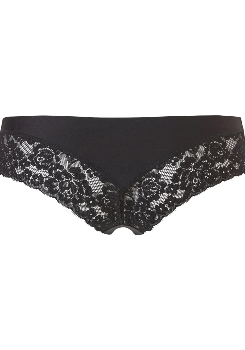 TEN CATE Secrets Lace women brazilian (1-pack), dames slip lage taille, zwart