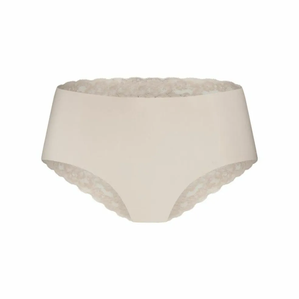 TEN CATE Secrets Lace women hipster met kant (1-pack), dames slip lage taille, amandelkleurig