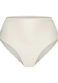 TEN CATE Secrets Lace women high waist brazilian met kant (1-pack), dames slip hoge taille, gebroken wit