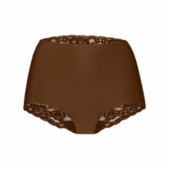 TEN CATE Secrets Lace women high waist met kant (1-pack), dames High waist hoge taille, kokosnoot