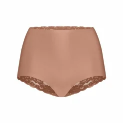 TEN CATE Secrets Lace women high waist met kant (1-pack), dames High waist hoge taille, roze bruin