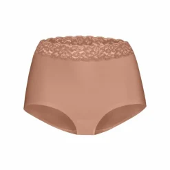 TEN CATE Secrets Lace women high waist met kant (1-pack), dames High waist hoge taille, roze bruin