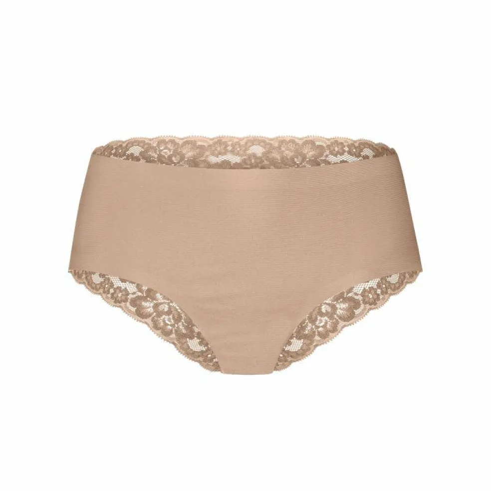 TEN CATE Secrets Lace women hipster met kant (1-pack), dames slip lage taille, walnoot bruin