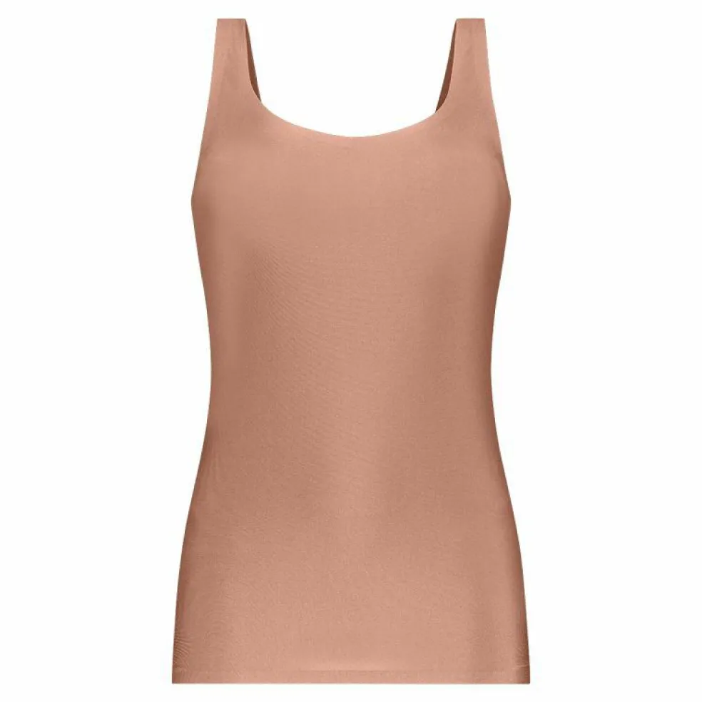 TEN CATE Secrets Lace women singlet 2-way (1-pack), dames singlet, roze bruin
