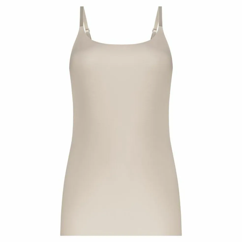 TEN CATE Secrets Lace women spaghetti top (1-pack), dames singlet, amandelkleurig