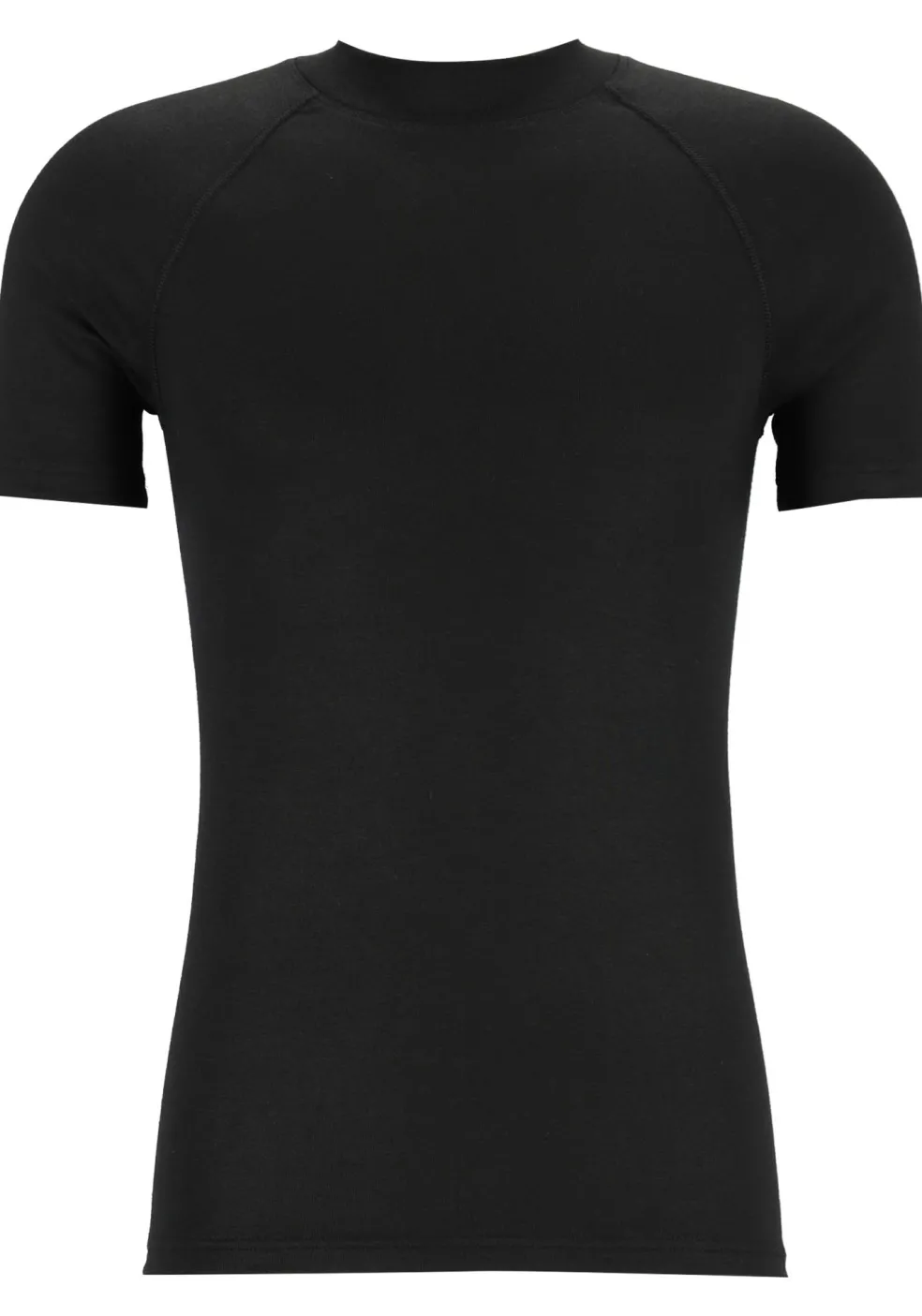 TEN CATE Thermo men T-shirt, heren thermo T-shirt korte mouw en O-hals, zwart