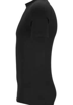 TEN CATE Thermo men T-shirt, heren thermo T-shirt korte mouw en O-hals, zwart