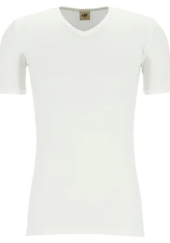 TEN CATE Thermo men V-neck, heren thermo T-shirt V-hals, wit