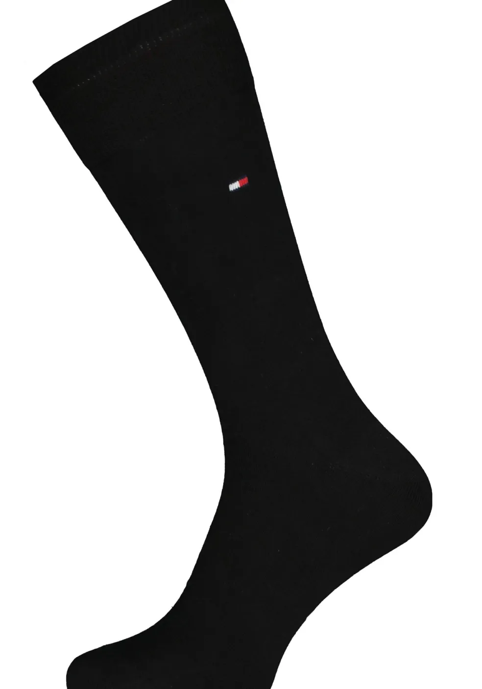 Tommy Hilfiger Check Socks (2-pack), herensokken katoen, geruit en uni, zwart