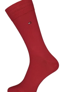 Tommy Hilfiger Classic Socks (2-pack), herensokken katoen, rood en blauw