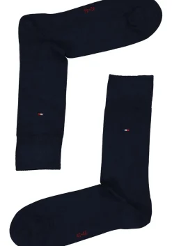 Tommy Hilfiger Classic Socks (2-pack), herensokken katoen, rood en blauw
