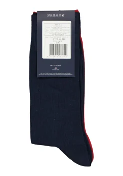 Tommy Hilfiger Classic Socks (2-pack), herensokken katoen, rood en blauw