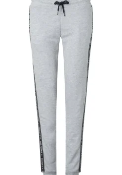 Tommy Hilfiger dames Authentic track pant, joggingbroek normale dikte, grijs melange
