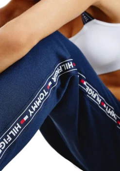 Tommy Hilfiger dames Authentic track pant, joggingbroek normale dikte, donkerblauw