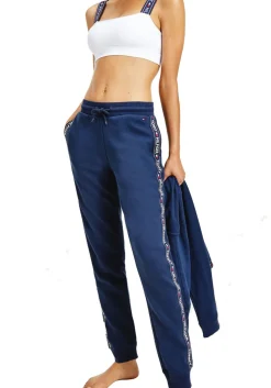 Tommy Hilfiger dames Authentic track pant, joggingbroek normale dikte, donkerblauw