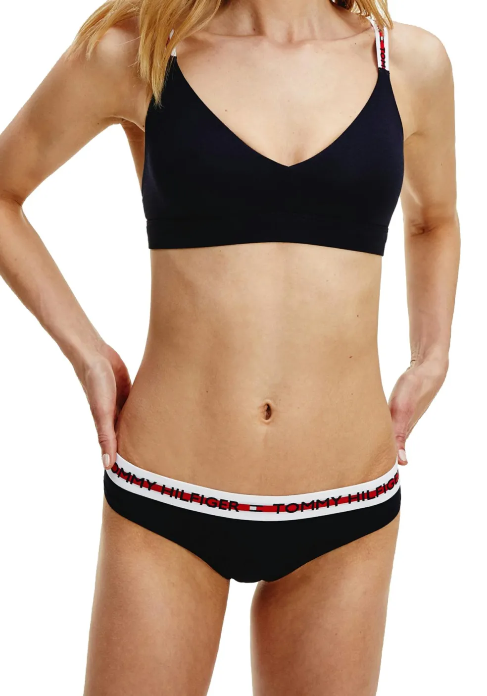 Tommy Hilfiger dames Nature Tech bikini slip (1-pack), blauw Desert Sky