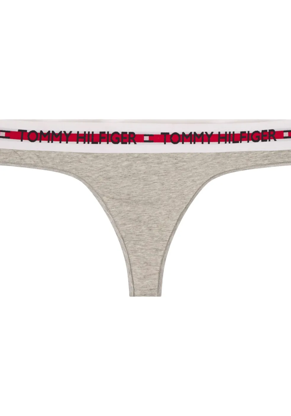 Tommy Hilfiger dames Nature Tech string (1-pack), grijs melange Mid Grey Heather