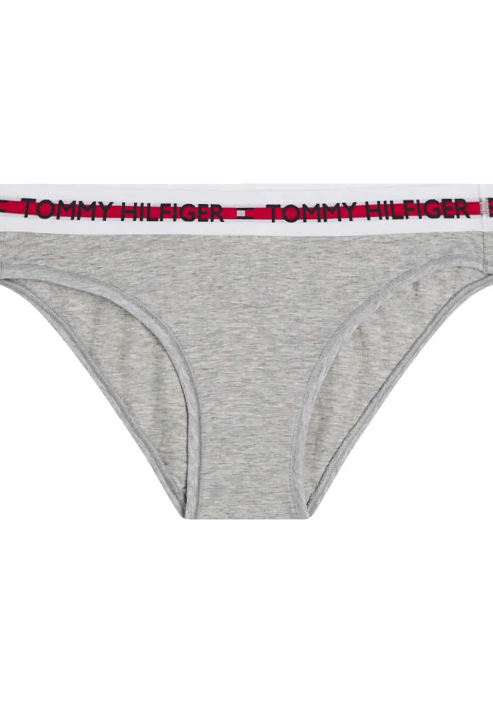 Tommy Hilfiger dames Nature Tech bikini slip (1-pack), grijs melange Mid Grey Heather