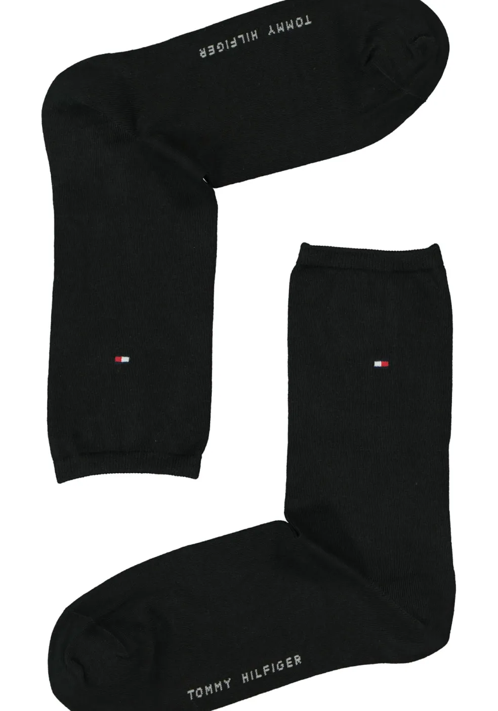 Tommy Hilfiger damessokken Casual (2-pack), uni katoen, zwart
