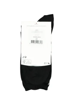 Tommy Hilfiger damessokken Check (2-pack), uni en geruit katoen, zwart met grijs
