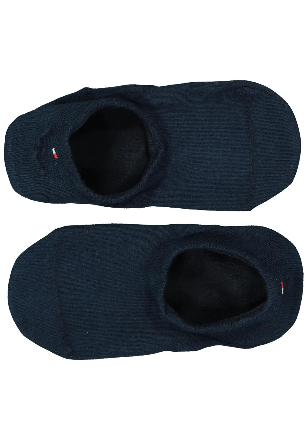 Tommy Hilfiger damessokken Footie (2-pack), onzichtbare sneakersokken katoen, donkerblauw