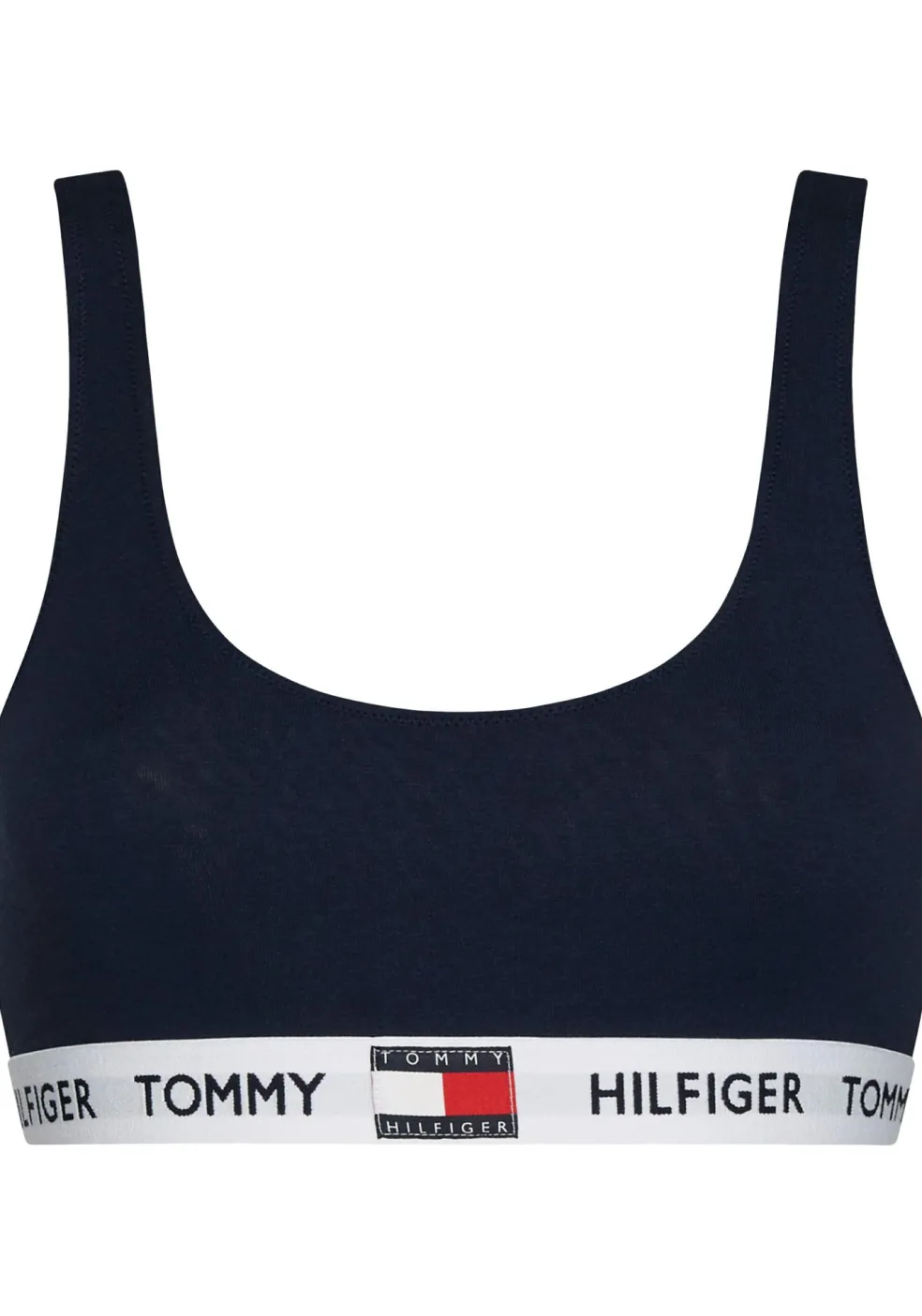 Tommy Hilfiger dames Tommy 85 bralette, katoen ongevoerd, donkerblauw