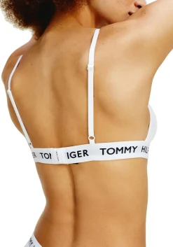 Tommy Hilfiger dames Tommy 85 triangel BH, katoen gevoerd, wit
