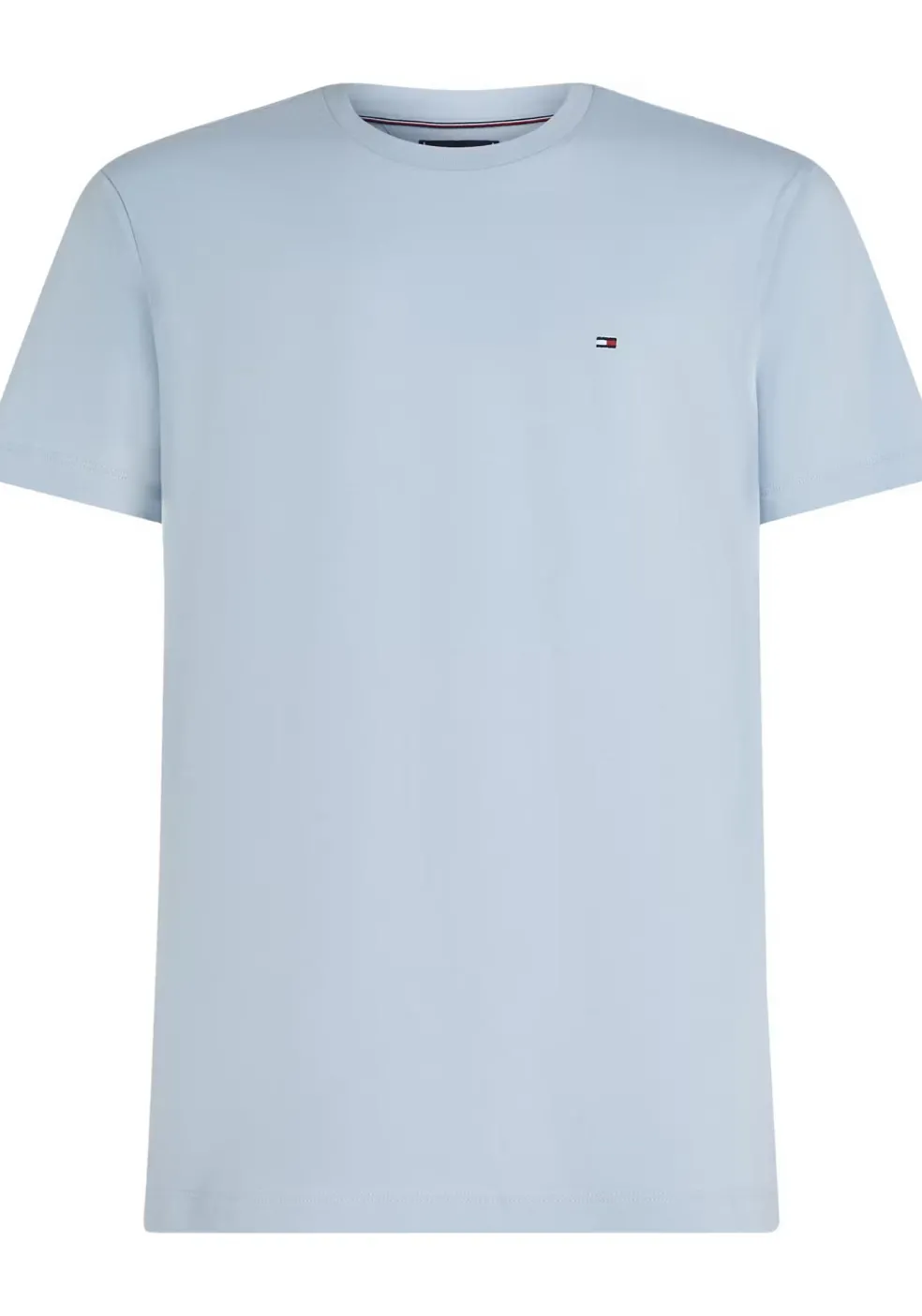 Tommy Hilfiger Essential Regular Fit Solid Tee, heren T-shirt korte mouw O-hals, blauw