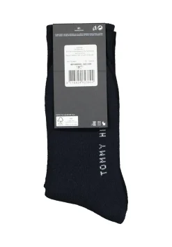Tommy Hilfiger Flag Socks (1-pack), unisex sportsokken katoen, donkerblauw