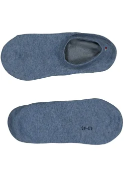 Tommy Hilfiger Footie Socks (2-pack), heren sneaker sokken katoen, onzichtbaar, jeans blauw