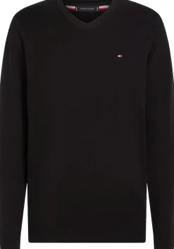 Tommy Hilfiger heren pullover katoen, zwart