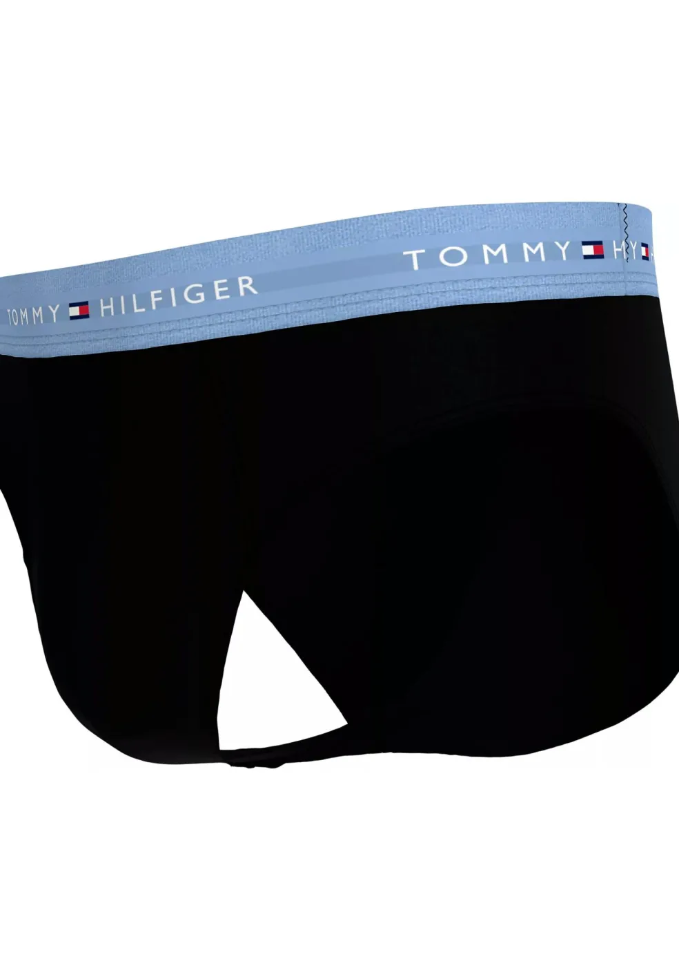 Tommy Hilfiger hipster briefs (5-pack), heren slips, zwart met gekleurde tailleband