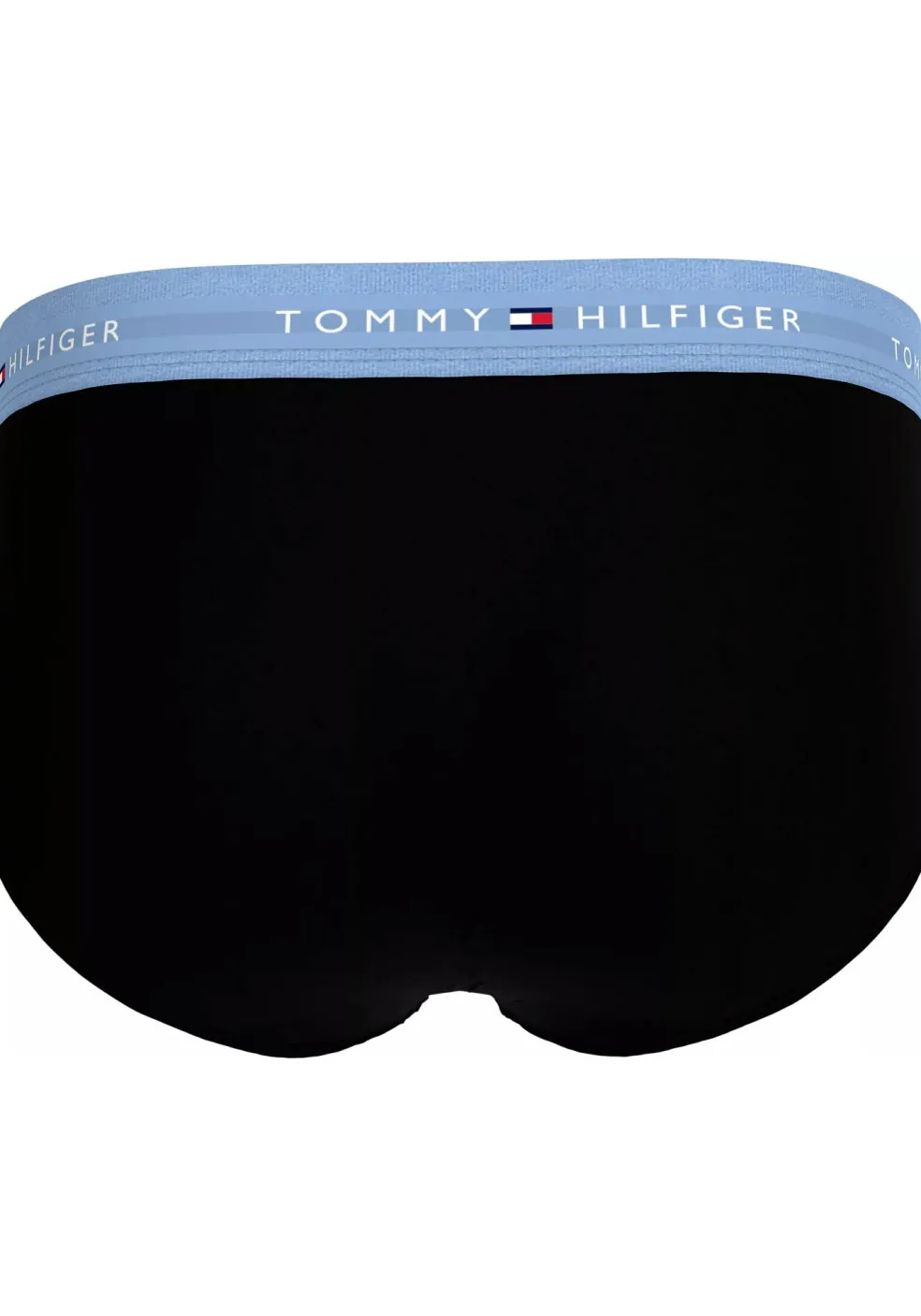 Tommy Hilfiger hipster briefs (5-pack), heren slips, zwart met gekleurde tailleband