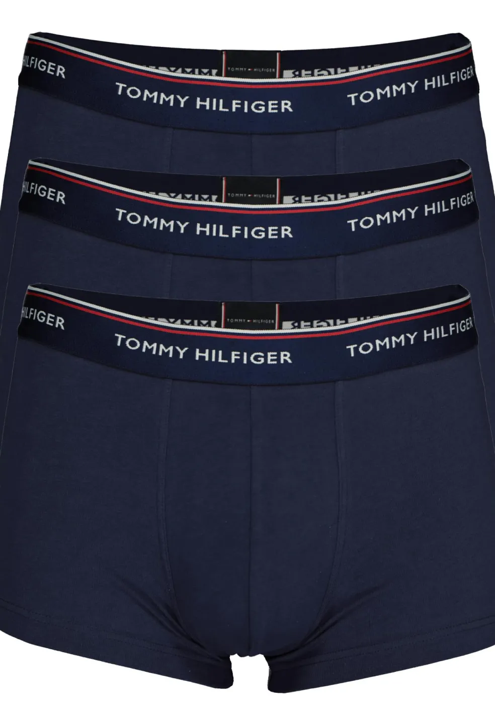 Tommy Hilfiger low rise trunk (3-pack), lage heren boxers kort, blauw