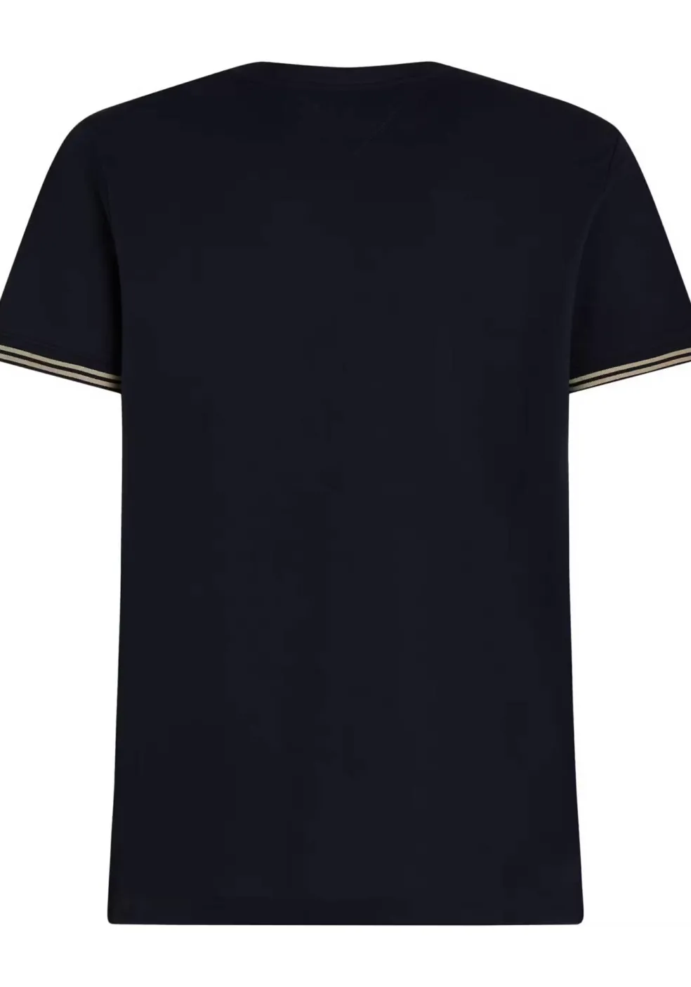Tommy Hilfiger Performance Tipped Tee, heren T-shirt korte mouw O-hals, donkerblauw