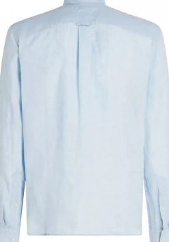 Tommy Hilfiger Pigment Dyed Regular Fit Shirt, popeline, lichtblauw